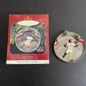 Jackie Robinson Baseball Heroes Collector Series '97 Hallmark Keepsake O…